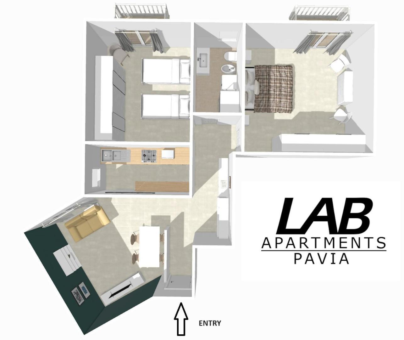 Lab42 City & San Matteo Apartment - 2 Bedrooms Pawia Zewnętrze zdjęcie